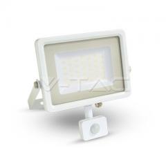 LED reflektor SLIM se senzorem 50 W studená bílá bílý