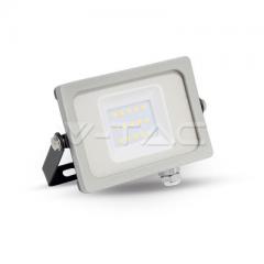 LED reflektor SLIM SMD 10 W teplá bílá šedo-černý
