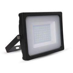 LED reflektor SLIM 50 W teplá bílá černý