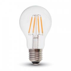 LED žárovka filament E27 4 W studená bílá klasický tvar
