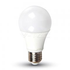 LED žárovka E27 9 W teplá bílá plastová