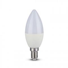 LED žárovka E14 svíčka 5,5 W s věrným podáním barev CRi 95+ teplá bílá