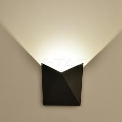 LED venkovní nástenné svítidlo TRIANGLE 5 W teplá bílá černé