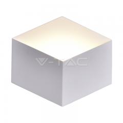LED nástenné svítidlo kocka bílá 3 W teplá bílá