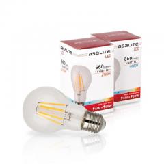 LED žárovka filament E27 6 W teplá bílá klasická čirá